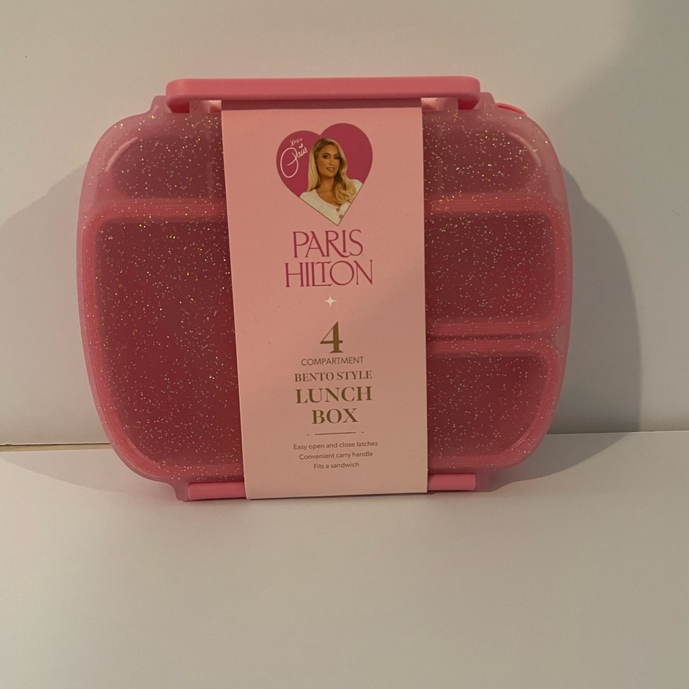 Paris Hilton Pink Glitter Lunch Box